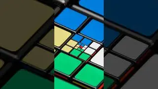 Rubik Cube Blocks Slide Animation on loop