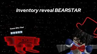 My Inventory reveal in BEARSTAR (Roblox Bear)