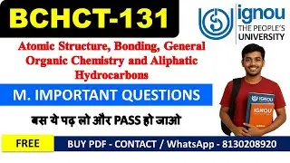 BCHCT-131 Important Questions with Answers 2025 | Previous Year Question Paper Solved In English