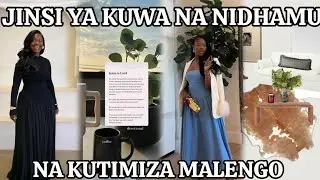 JINSI YA KUWA NA NIDHAMU ILI UWEZE KUTIMIZA MALENGO YAKO KAMA BINTI #tabitha #binti #bintiyangu 