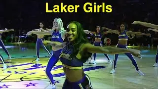 Laker Girls (Los Angeles Lakers Dancers) - NBA Dancers - 3/23/2022 1st QTR dance performance