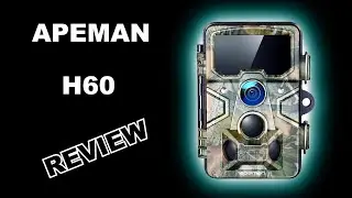 🦌Review: Apeman H60 20MP Trail Wildlife Camera | Real Photos/Video