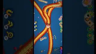 Biggest Worm in Wormzone Ever?! 🐍🔥 #shorts #wormszone  #gaming  #XPSufiyan