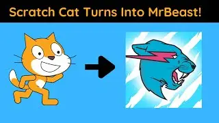 Scratch Cat Turns Into MrBeast