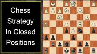 Chess Strategy In Closed Positions