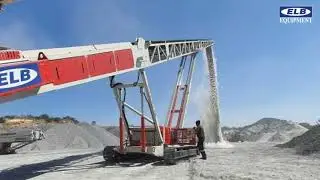 ELB & Telestack TCL 100 - Stockpiling Aggregates