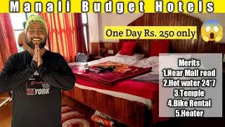 Budget Hotels in Manali for Family, couples and solo travelers| Tamil