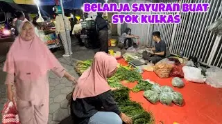 AJAK MBAK NUNG BELANJA KE PASAR MALAM‼️stok sayuran habis di kulkas