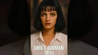 Uma Thurman, Jason Priestley and Renee Zellweger in Age Evolution  #ageprogression #movie #film