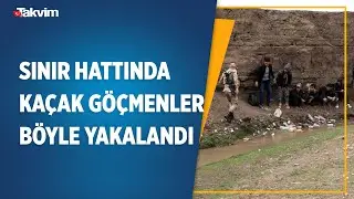 Van-İran sınır hattında kuş uçurtulmuyor! Kaçak göçmen operasyonu böyle görüntülendi