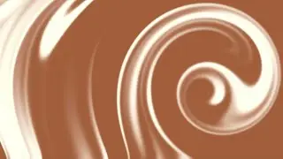 1 Hour Milk Chocolate Swirling Screen Saver Animated Wallpaper - Calming Motion Background