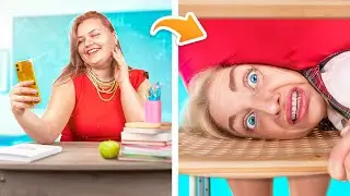 Nouvelle Fille VS Fille Populaire A L’École !