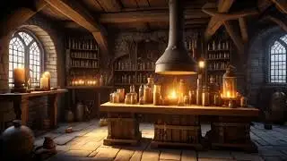 Ambience- Steampunk Laboratory | #ambient #art #ai #mechanical #tools #workshop #official #gaming