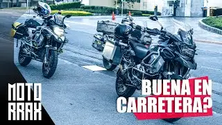 La BMW R 1250 GS Adventure es buena para carretera?