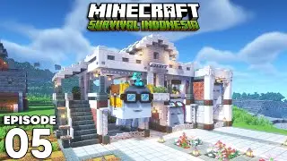 Aku Membuat Happy Ghast Docking Station - Minecraft Survival Indonesia (Episode 5)