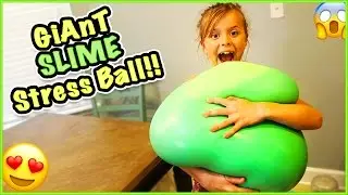😍 GIANT WUBBLE BUBBLE EXPLODING STRESS BALL?! 😍 CAN WE MAKE IT POP?!