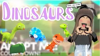 *FOSSILS* In Adopt Me! + *FREE* Dinosaur Pets in Overlook Bay! (Roblox)