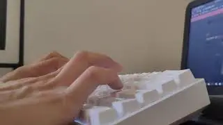 Stock Rumi61 with Gateron Red Switches Sound Test