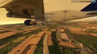 Boeing B747-400 LCF |  ILS Approach (MSFS 2024)