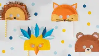 Máscaras de carnaval de animales para niños.