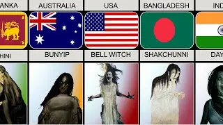 Scariest Ghosts From Different Countries