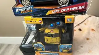 Adventure force lift off racer 370Z/Corvette toys and Interactive Wall-E