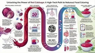 Research paper explanation:Red cabbage anthocyanincolorant:Optimization UAE functional yogurt develo