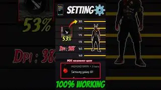 New Settings ⚙️| Samsung Galaxy A11📲 Sensi + Dpi || 2024 Free Fire ⚡ Highlights