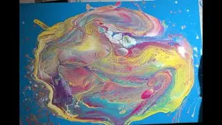 65. Unicorn Flip Cup abstract - IT'S MAGICAL!!! #fluidartist #flipcup #abstractpaintingacrylic