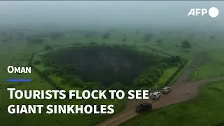 Mind the gap: Oman's giant sinkholes seek to draw in tourists | AFP