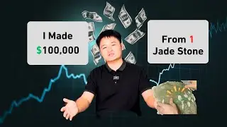 Cutting Raw Jadeite Stones Is Like Gambling.I Made $100,000 From This Stone！