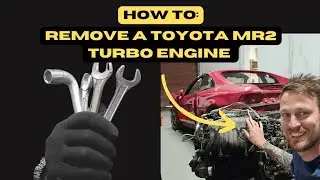 MR2 TURBO SW20 ENGINE REMOVAL Every Bolt and Screw