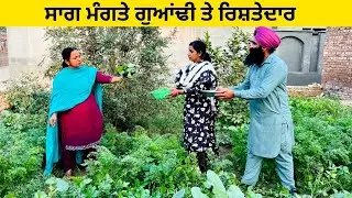 ਸਾਗ ਮੰਗਤੇ ਗੁਆਂਢੀ ਤੇ ਰਿਸ਼ਤੇਦਾਰ sag mangte guandi te rishtedar punjabi short video #sagmangte #sag 