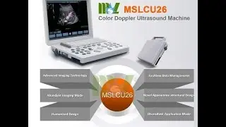 laptop Color Doppler Ultrasound Machine MSLCU26 video