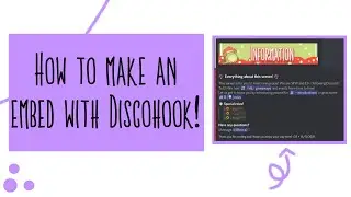 : ̗̀➛ Beginner ღ How to make a Discord embed