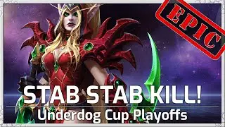 EPIC! Valeera For The Win? - Underdog Cup - Heroes of the Storm