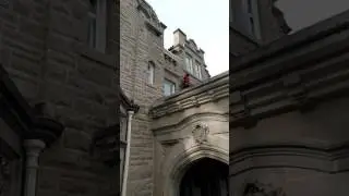 Parkour: climbing the Ball Mansion