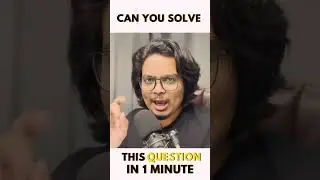 Only 1% Students Can Solve This in 1 Minute! IQ Question!🔥 #shorts #youtubeshorts #motivation