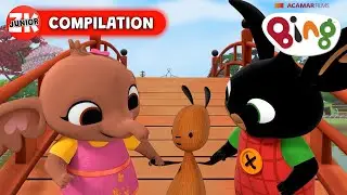 ЛУЧШИЕ ДНИ Бинга и Сулы 🐰🐘 Игровое приключение лучших подруг! | Сборник всех серий Bing | ZeeKay ...