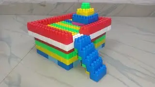 How to build a House / asmr Building Blocks / lego asmr sounds / block game #asmr#buildingblocks