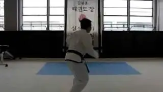 Jumping 360 Crescent kick