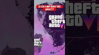 Rumored gta 6 map size! #gta6 #gta6map