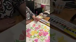 Time to draw with me floral art #art #artist #floralart