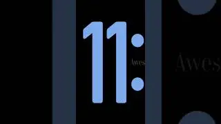 Time visuals on iPhone 14 in horizontal mode spac #iPhone #iPhone14 #iPhone17 iPhoneHacks #iphonesia