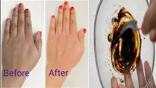 HOW to remove tanning from hands and Legs || #shortvideo #60seconds