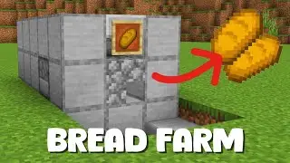 Automatic Bread farm in Minecraft |Build tutorial