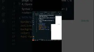 Remove By Default Styling 🔥 #css #css3 #coding