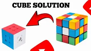 Cube Solve करने का सबसे आसान तरीका 😱 | Easy Cube Solving Method | 3x3 Cube  #puzzle  