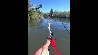 Bow fishing on a pwc 