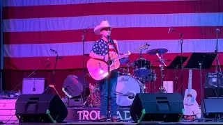 Singing &ldquo;Ring Of Fire&rdquo; at The Texas Troubadour in Nashville, Tennessee yesterday on June 29, 2025